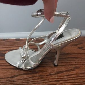 JLo open toe dressy heels.